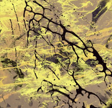 metin için alan ile arka planda soyut renkli lekeler