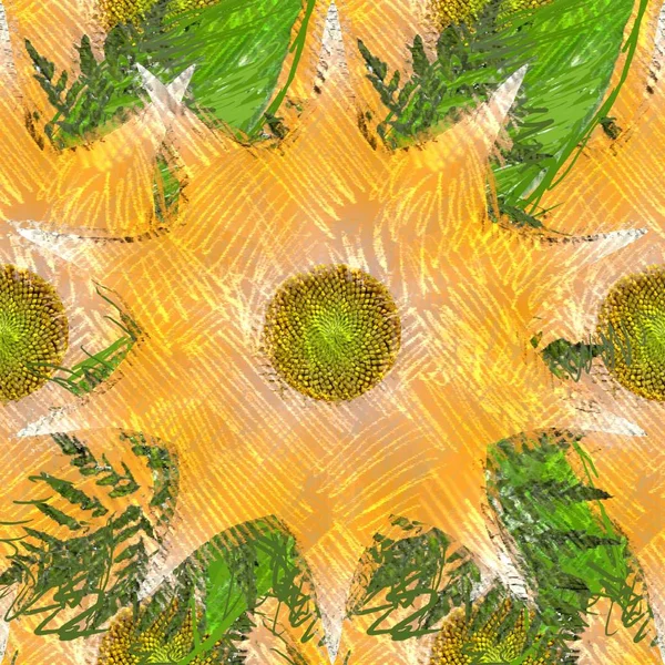 Arka planda çiçekler olan kusursuz desen