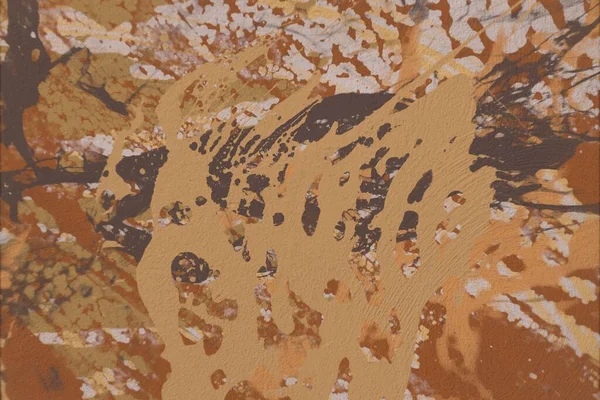 metin için alan ile arka planda soyut renkli lekeler