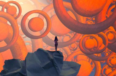 Balkabağı ile Cadılar Bayramı arkaplanı