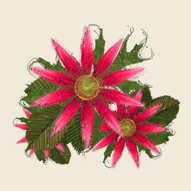 kopya alanı ile arka plan için sanatsal renkli illüstrasyon