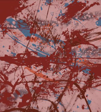 Arkaplanda soyut renkli lekeler      