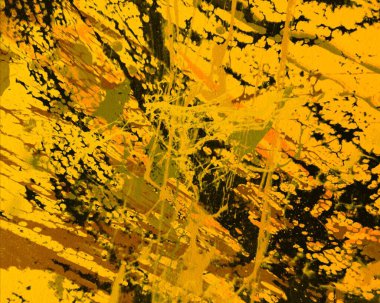 Metin için yeri olan boya lekeleriyle soyut arkaplan