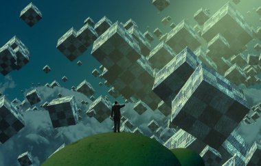 soyut yaratıcı sanat arka plan