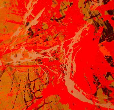 Metin için yeri olan boya lekeleriyle soyut arkaplan   