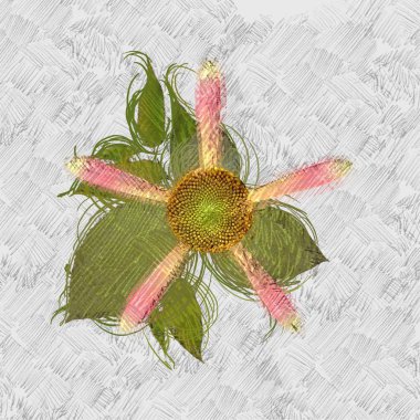 kar üzerinde çizilmiş el.