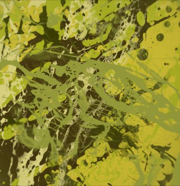 Metin için yeri olan boya lekeleriyle soyut arkaplan