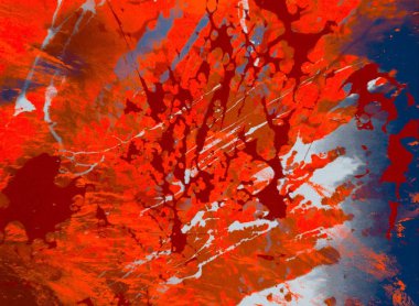 Metin için yeri olan boya lekeleriyle soyut arkaplan