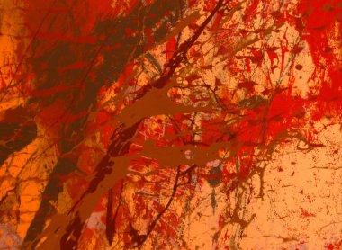 metin için alan ile arka planda soyut renkli lekeler