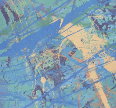 Arkaplanda soyut renkli lekeler  