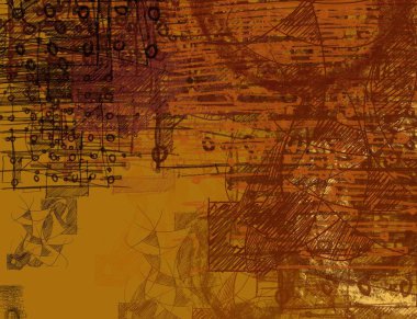 farklı desenler ile vintage grunge arka plan