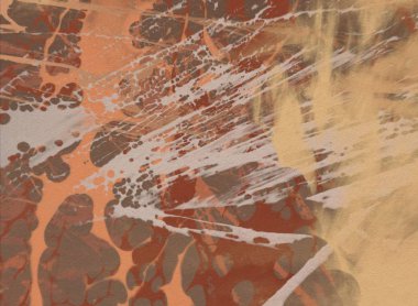 metin için alan ile arka planda soyut renkli lekeler 