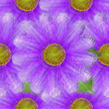 Çiçeklerle soyut arkaplan