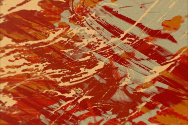 metin için alan ile arka planda soyut renkli lekeler