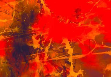 Arkaplanda soyut renkli lekeler