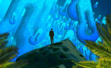 boşluk ile suluboya arka plan