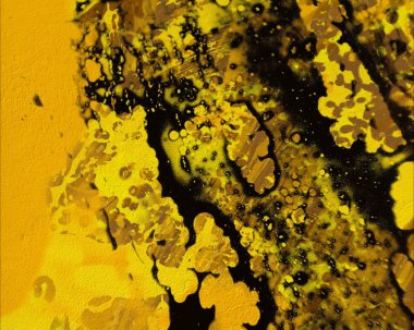 metin için alan ile arka planda soyut renkli lekeler