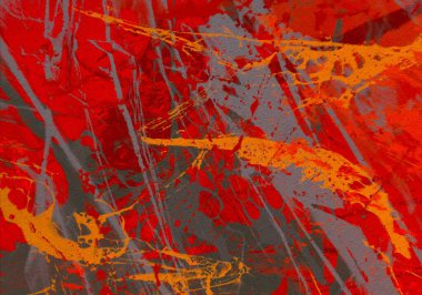 Metin için yeri olan boya lekeleriyle soyut arkaplan