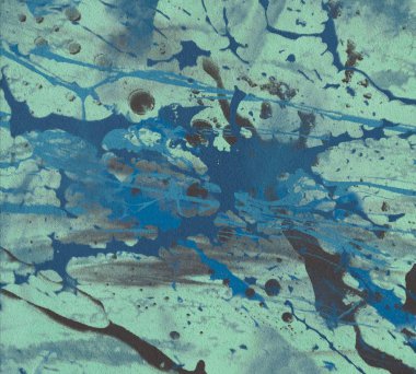 Arkaplanda soyut renkli lekeler