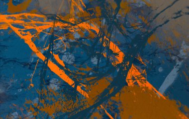 metin için alan ile arka planda soyut renkli lekeler  