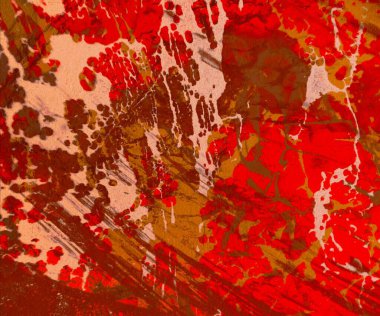 Arkaplanda soyut renkli lekeler            