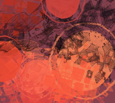 Metnin için alanı olan soyut grunge arkaplanı