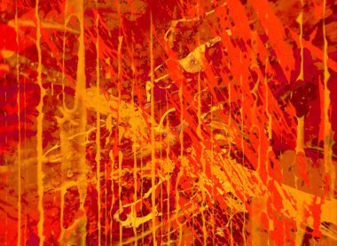 Metin için yeri olan boya lekeleriyle soyut arkaplan