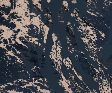 Metin için yeri olan boya lekeleriyle soyut arkaplan