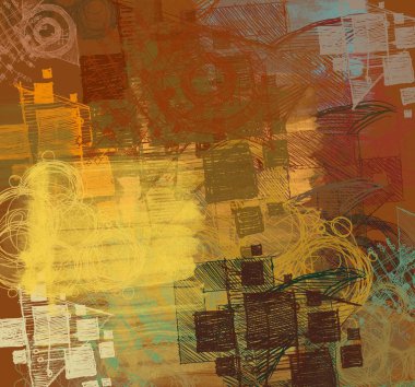 farklı desenler ile vintage grunge arka plan