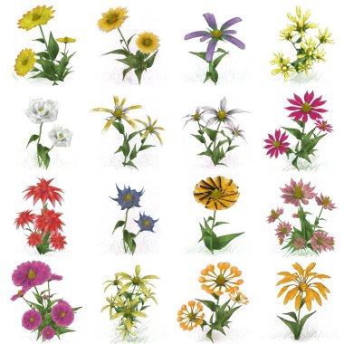 Çiçeklerle kusursuz desen