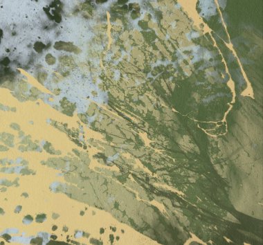 Metin için yeri olan boya lekeleriyle soyut arkaplan