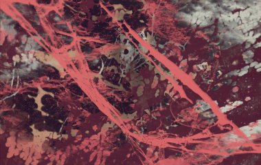 metin için alan ile arka planda soyut renkli lekeler