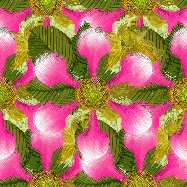 Färgglad Blomma Textur Bakgrund — Stockfoto