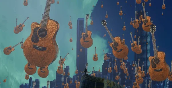 soyut müzik yaratıcı arka plan