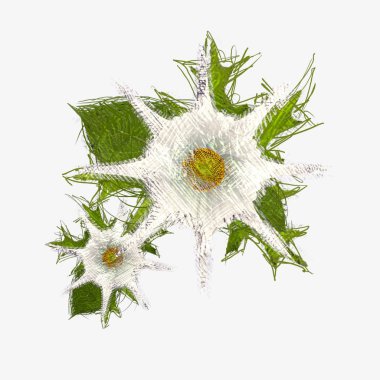 Beyaz arka plan üzerinde izole suluboya