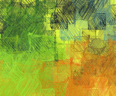 Farklı renk kalıplarına sahip soyut grunge arkaplanı