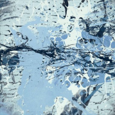 Metin için yeri olan boya lekeleriyle soyut arkaplan