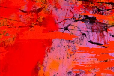 Arkaplanda soyut renkli lekeler          