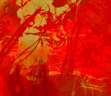 Arkaplanda soyut renkli lekeler