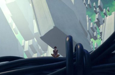 Şehirdeki iş adamı