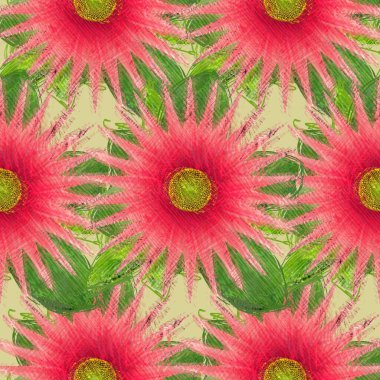 Çiçeklerle soyut arkaplan