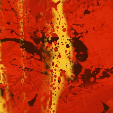 Metin için yeri olan boya lekeleriyle soyut arkaplan