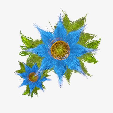 beyaz izole suluboya