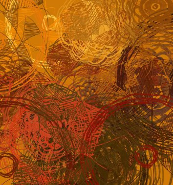 Yapraklı kusursuz desen