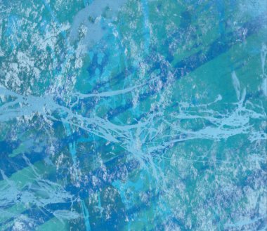 Metin için yeri olan boya lekeleriyle soyut arkaplan