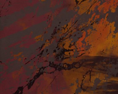 metin için alan ile arka planda soyut renkli lekeler