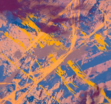 metin için alan ile arka planda soyut renkli lekeler