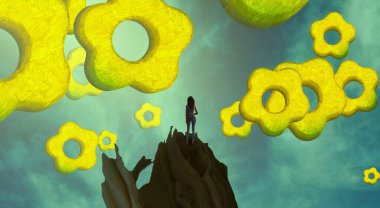 Yeşil yapraklı arkaplan