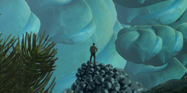 mavi ve beyaz arkaplan