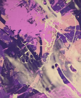 Arkaplanda soyut renkli lekeler